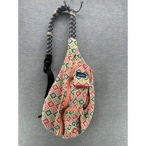 KAVU - Spring Montage Aztec Tribal Rope Backpack Crossbody Sling PU5